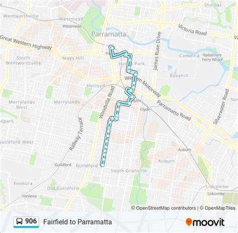 906 bus route|906 bus timetable parramatta.